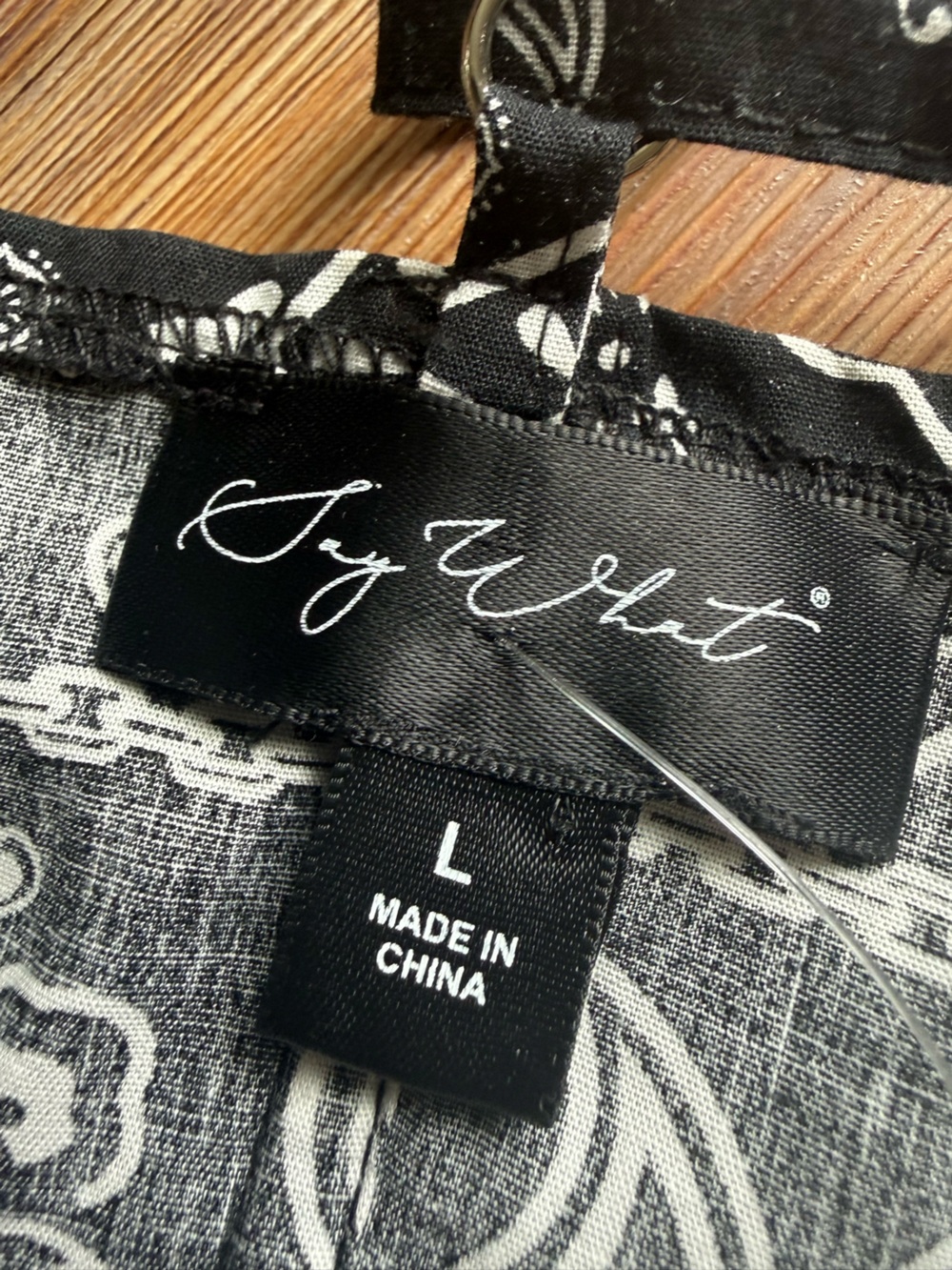 Say What? Black Bandana-Print Crop Bustier Top, festival, concert, summer - Picture 4 of 5